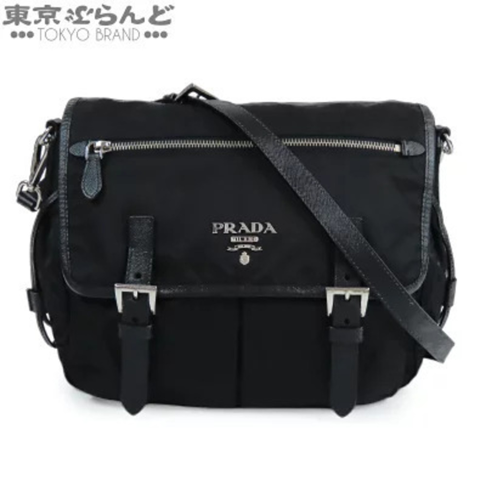 Prada Messenger Bag Shoulder Black